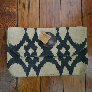 The Royal Standard "Hailey" Jute Clutch Purse